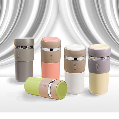 Bouteille de mélangeur de protéines sous vide en acier inoxydable de 520 ml pour tasse d'eau isolée sportive