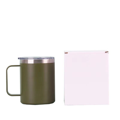 Logo personnalisé de grande capacité Texture glacée à double couche en acier inoxydable isolation sous vide tasse de café