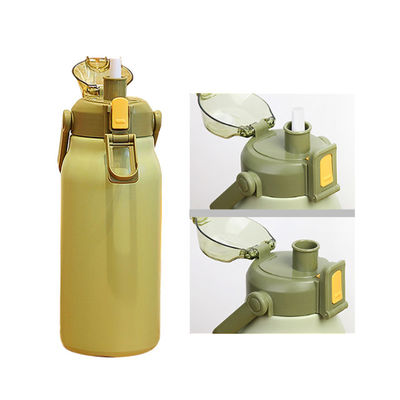 Concepteur de bouteille d'eau en acier inoxydable de 1700 ml Capacité avec horodatage et Li