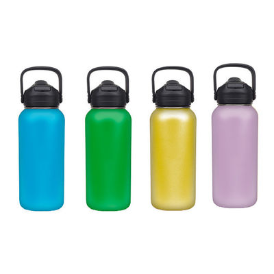 Logo personnalisé Bouteille d'eau en acier inoxydable à double couche sous vide pour une tasse de balle extérieure portable 32 oz