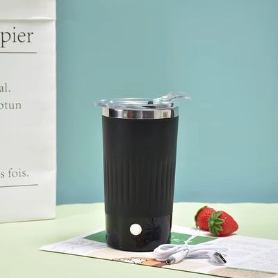 Coupe de café paresseuse électrique automatique auto-remuer Tumbler tasse de mélange en acier inoxydable 500ml