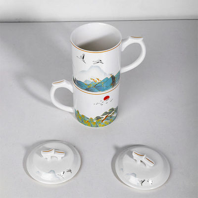 Élégance sur mesure renforcée par sublimation Maman cadeau Voyage tasse à café tasse réutilisable avec poignée à main
