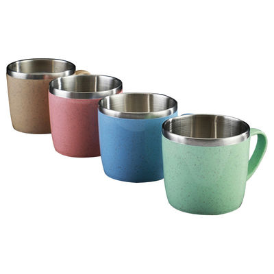 Couleur personnalisée à double paroi sous vide en acier inoxydable tasse de café glacé et direct