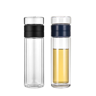 Bouteilles d'eau en verre sublimé imprimables pour réutilisation Moq faible dans la production de tasses cadeaux