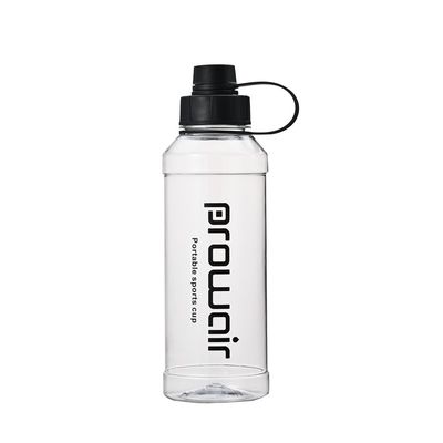 Boisson directe Bouteille d'eau en plastique transparente sans BPA de 1000 ml avec logo personnalisé