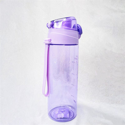 Accessoires de boissons en extérieur Grippe à main Bouteille d'eau en plastique Tritan avec temps de motivation