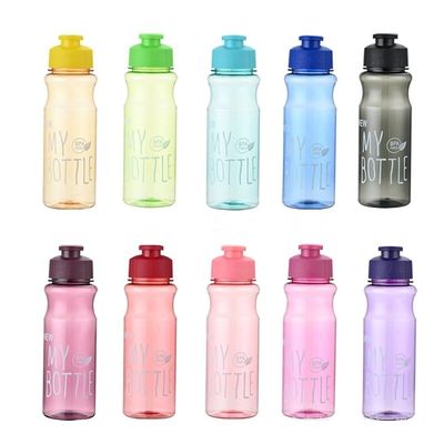 500 ml de tasse d'eau froide en PET transparente parfaite pour les sports de plein air et l'eau bouillante