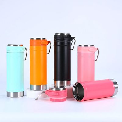 Options de couleurs multiples 750 ml bouteille d'eau métallique choix durable pour les voyages en plein air