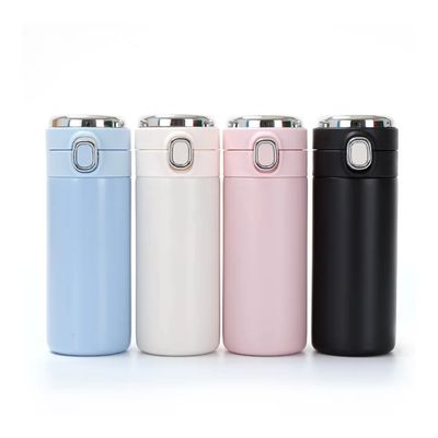 Affichage de température intelligent Couverture de tasse thermos en acier inoxydable 304 coloré pour l' extérieur