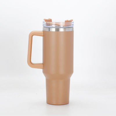 Voyage en style Logo personnalisé en acier inoxydable Bouteille isolée sous vide 40 oz avec poignée