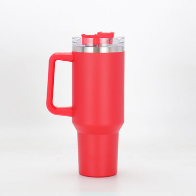 Voyage en style Logo personnalisé en acier inoxydable Bouteille isolée sous vide 40 oz avec poignée