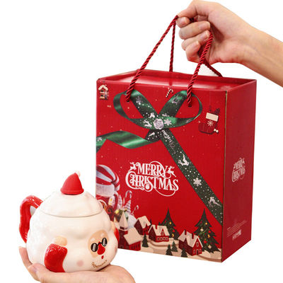Cadeau de Noël tasses en céramique avec prise en main