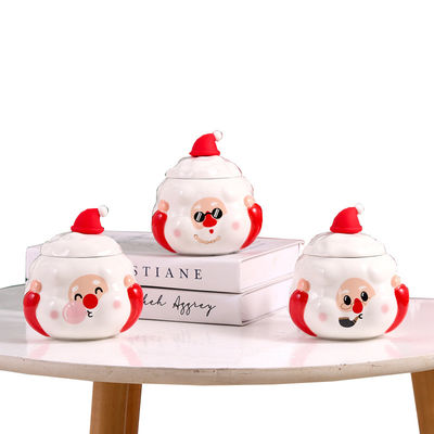 Cadeau de Noël tasses en céramique avec prise en main