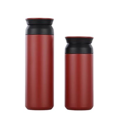 Coupe en acier inoxydable à double paroi avec couvercle et poignée Capacité 350ml/500ml