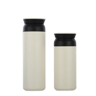 Coupe en acier inoxydable à double paroi avec couvercle et poignée Capacité 350ml/500ml