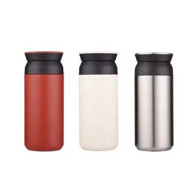 1 bouteille d'eau en acier inoxydable isolée sous vide de 350 ml pour vos besoins de voyage