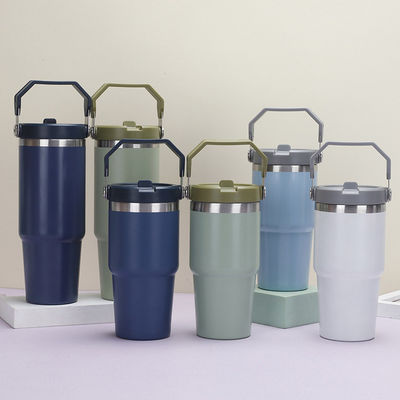 20 oz 30 oz en acier inoxydable Logo personnalisé Thermose avec couvercle et poignée OEM / ODM Acceptable