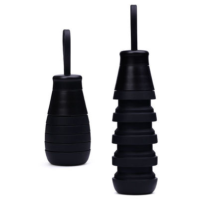 Bouteille d'eau pliable en silicone de 500 ml étanche au BPA, écologique pour l'école des enfants