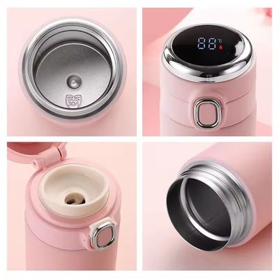 Couvercle thermos en acier inoxydable 304 avec affichage de température intelligent