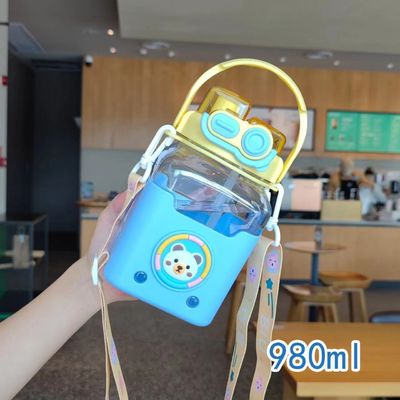 Coupe de paille carrée pour enfants de grande capacité avec méthode de débit direct d'eau potable