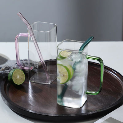 400 ml de tasses carrées pour enfants avec poignée de couleur, tasses à boire, tasses à boire, tasses à boire, tasses à boire, tasses à boire.