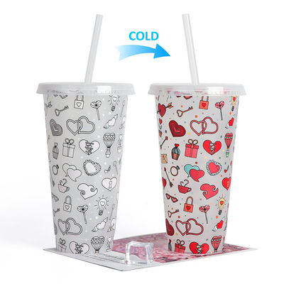 Coupe cadeau personnalisable 24 oz tasse en plastique froid avec design moderne et logo personnalisé