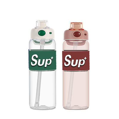 Coupe de sport portable étanche à 650 ml et 780 ml capacité personnalisée bouteille d'eau colorée