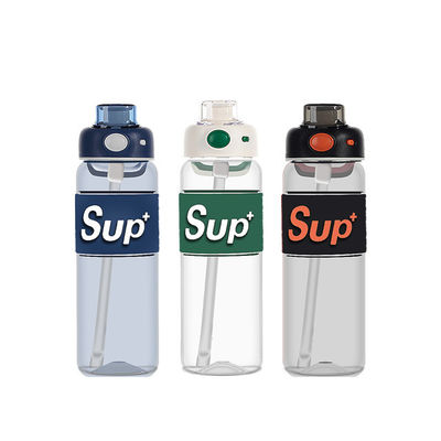 Coupe de sport portable étanche à 650 ml et 780 ml capacité personnalisée bouteille d'eau colorée