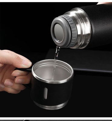 500 ml cadeau d'affaires Étain étanche Flasque à vide pour café, bouteille d'eau, tasse