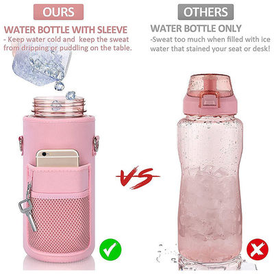 Couleur personnalisée Manche de bouteille de grande capacité pour l'eau bouillante et le pot chaud portable