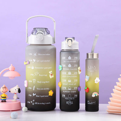 Trio de thermomètres noirs 3 en 1 avec des accents roses et de la paille