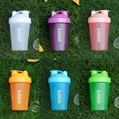 400 ml de mélangeur en plastique noir pour gymnastique, bouteille de mélangeur pour polyvalent
