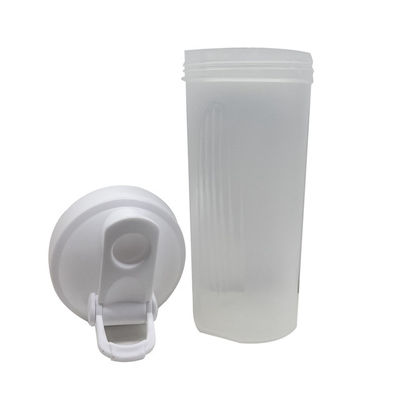 Fitness Sports Bouteille d'eau en plastique sans BPA 700 ml Bouteille de shaker sportif Logo personnalisé Gym