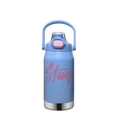 Super nouveau style enfants mignons dessins animés bouteilles sous vide enfants bouteille isolée bouteille d'eau thermique avec paille