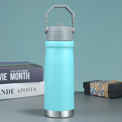 Bouteille d'eau de sport en acier inoxydable à double paroi 500 ml 650 ml