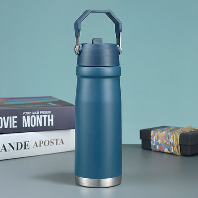 Bouteille d'eau de sport en acier inoxydable à double paroi 500 ml 650 ml