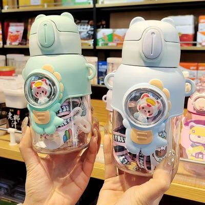 600 ml de tasse à boire imperméable réutilisable et colorée pour les enfants de l'école