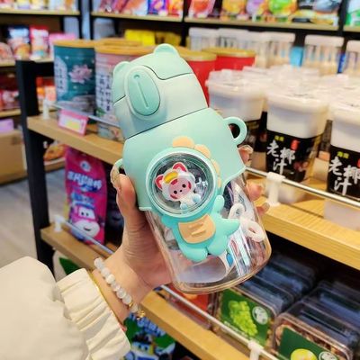 600 ml de tasse à boire imperméable réutilisable et colorée pour les enfants de l'école