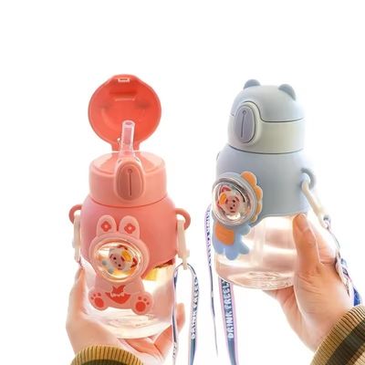 600 ml de tasse à boire imperméable réutilisable et colorée pour les enfants de l'école