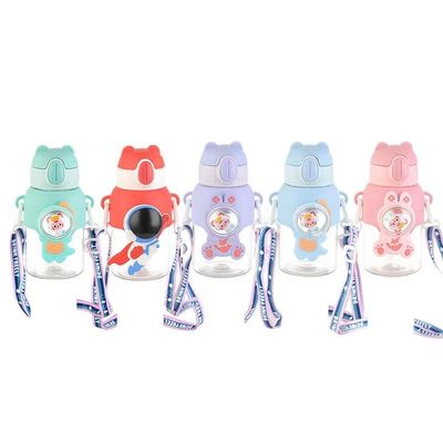 600 ml de tasse à boire imperméable réutilisable et colorée pour les enfants de l'école
