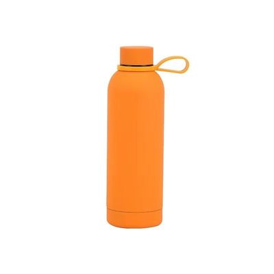 Design moderne couleur 304 bouteille en acier inoxydable isolée stock prêt bouche étroite