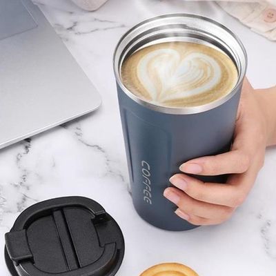 500 ml de tasse de café isolée sous vide en acier inoxydable