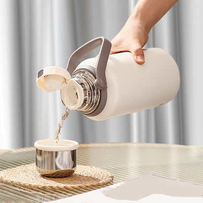 Coupe de café isolée à double paroi réutilisable Bouteilles sous vide en acier inoxydable Ensemble de thermos