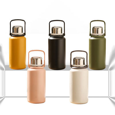 Coupe de café isolée à double paroi réutilisable Bouteilles sous vide en acier inoxydable Ensemble de thermos