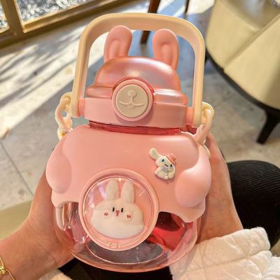 Options de couleurs personnalisées Portable Cuddle Lapin Bouteille d'eau Styles attrayants Enfants