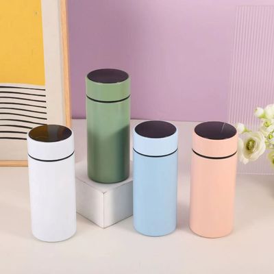 Restez hydraté et élégant avec cette bouteille d'eau intelligente en acier inoxydable thermos 316 350ml