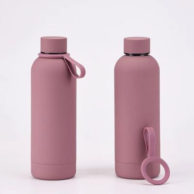 Bouteille d'eau isolée en acier inoxydable 304 à double paroi sans BPA pour tasses de sport