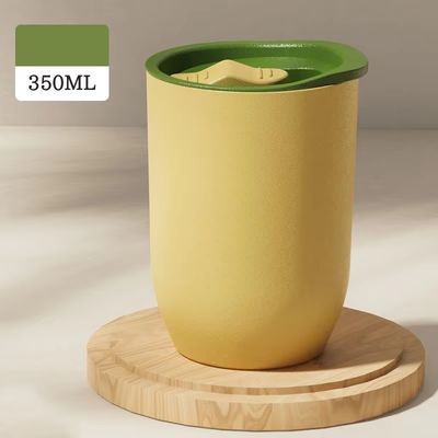 12 oz Eco-friendly AS tasses de tasse de café en plastique pour les accessoires de design moderne avec paille