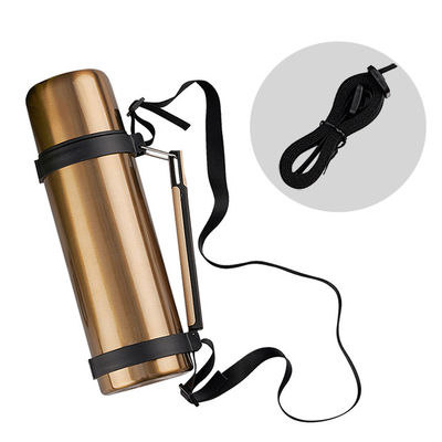 Une tasse à vide isolée Kawaii de 1200 ml, parfaite pour l'eau chaude et le café en déplacement.