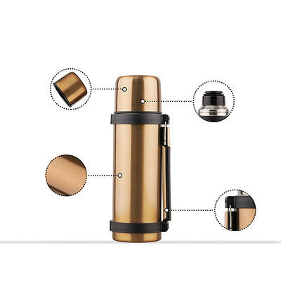 Une tasse à vide isolée Kawaii de 1200 ml, parfaite pour l'eau chaude et le café en déplacement.